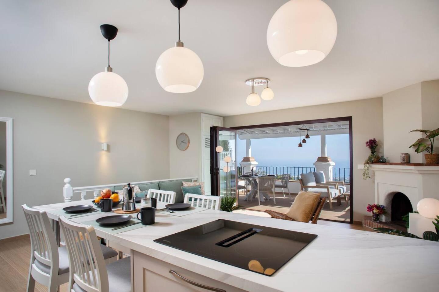 Apartamento New Luxury Mijas Townhouse Views Terrace&Patio Exterior foto
