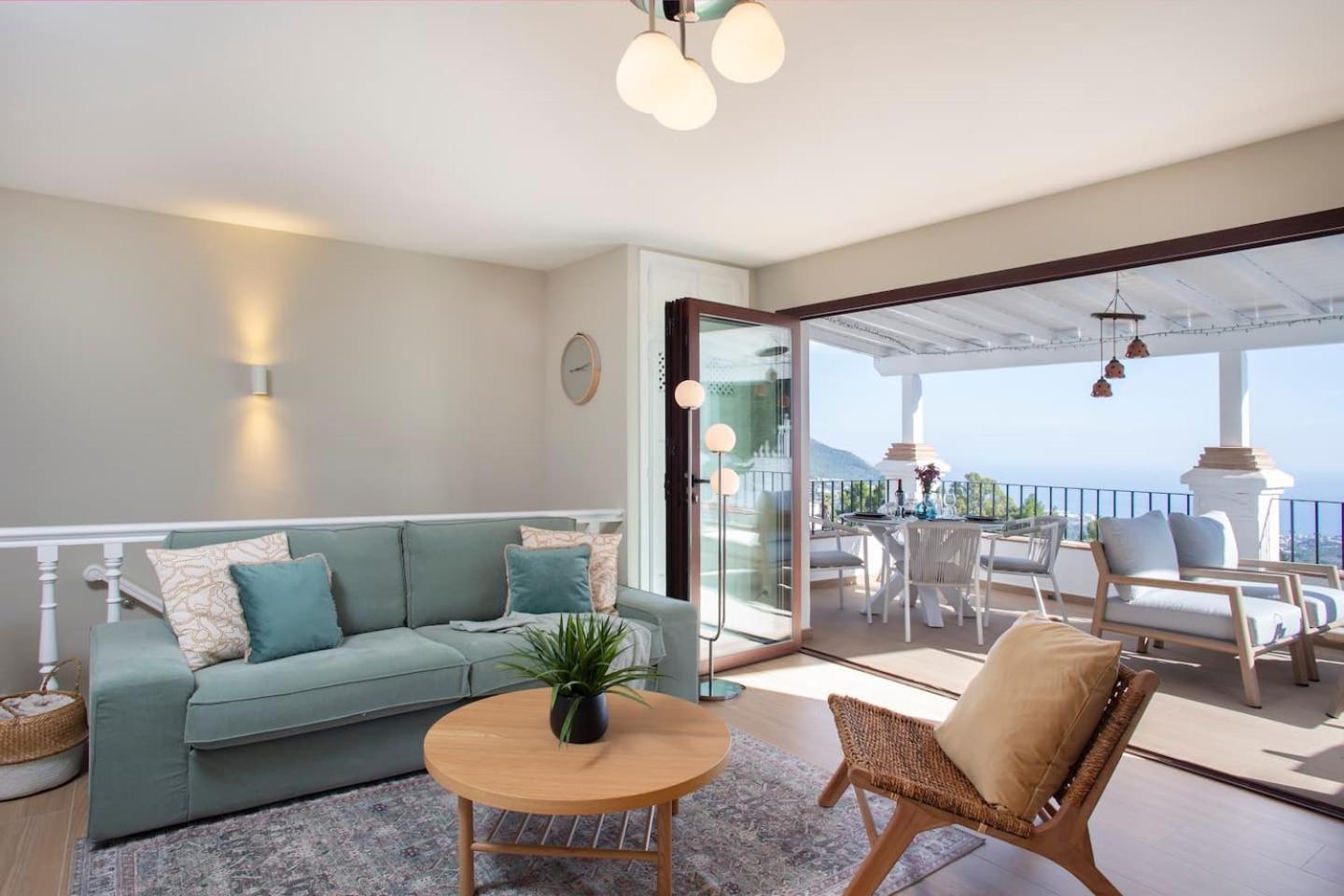 Apartamento New Luxury Mijas Townhouse Views Terrace&Patio Exterior foto