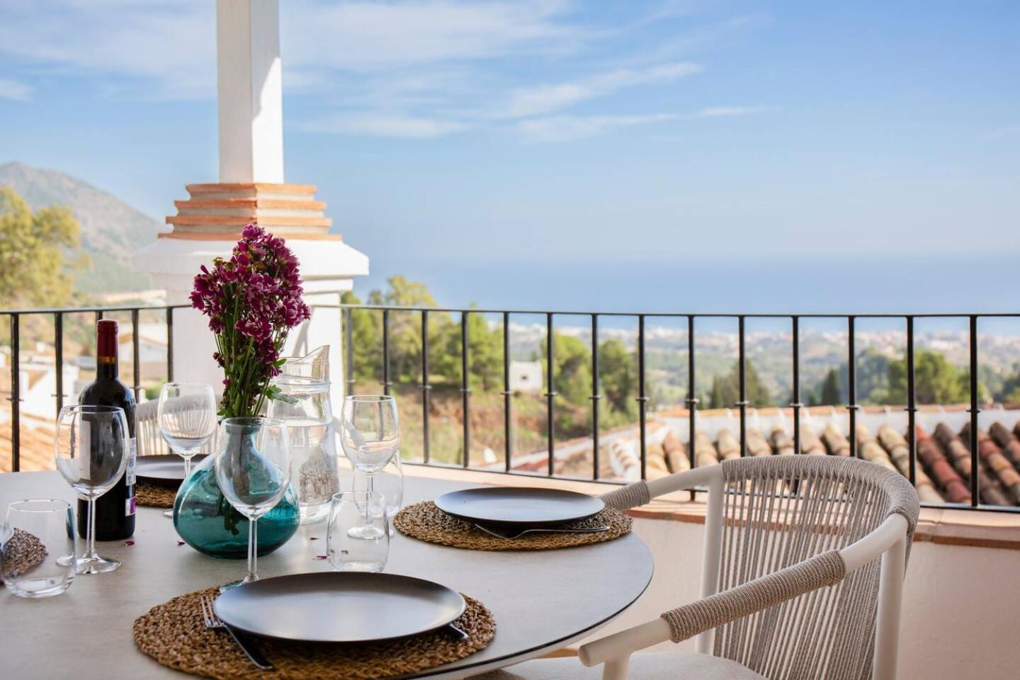 Apartamento New Luxury Mijas Townhouse Views Terrace&Patio Exterior foto